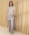 3 Piece - Embroidered Cotton Jacquard Suit